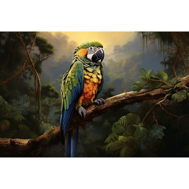 Hybrid Macaw Parrot Canvas